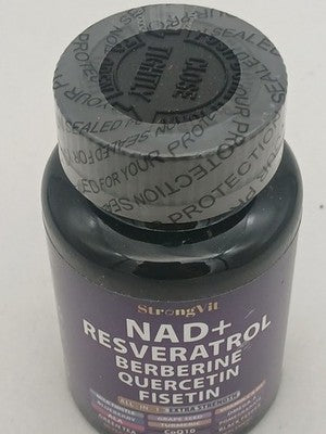 NAD+ Complex 18 en 1 con Resveratrol, Berberina, Quercetina y Fisetina | 60 Cápsulas