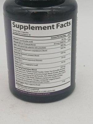 NAD+ Complex 18 en 1 con Resveratrol, Berberina, Quercetina y Fisetina | 60 Cápsulas