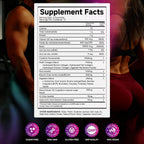 VYHTHY Gominolas de Creatina Monohidratada 5000 mg con Colágeno, BCAA, L-Glutamina, Biotina, Zinc, Vitamina D3 y Ácido Hialurónico - Recuperación Diaria Pre y Post Entreno, Sin Azúcar (60 Gominolas)