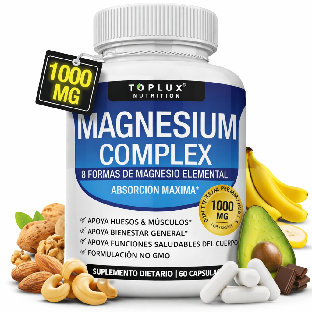 Vialto Magnesio Complex 8 en 1 60 Cápsulas Multibeneficio
